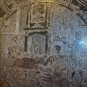 Vintage Silver Plate Cocktail Recipes 1932 Tray.